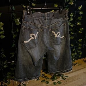 Authentic Vintage Y2K Rocawear Denim Shorts Size 32